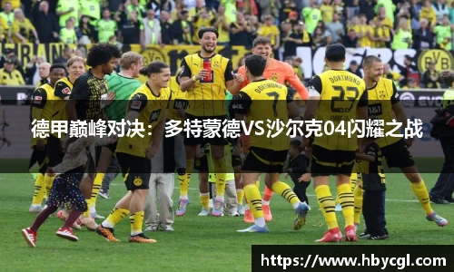德甲巅峰对决：多特蒙德VS沙尔克04闪耀之战